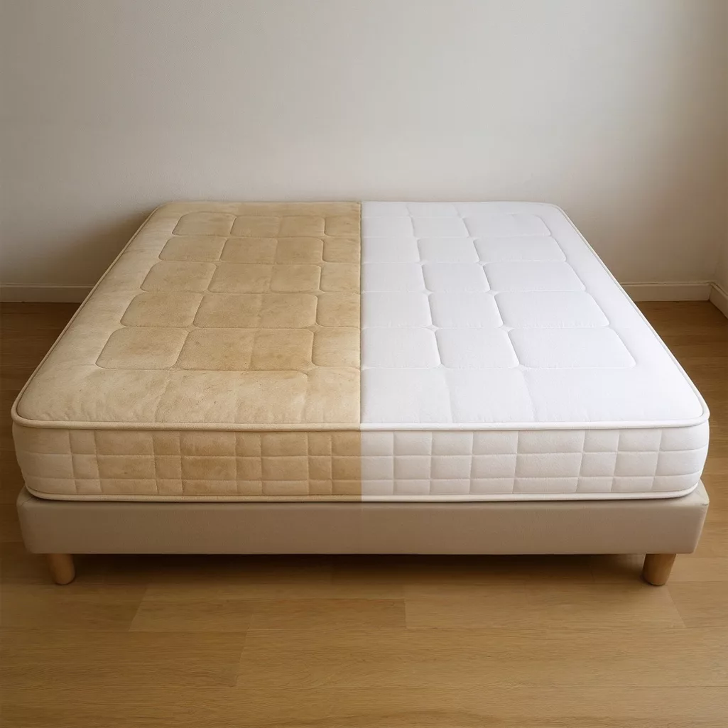 Matelas avant et après